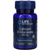 Life Extension Calcium D-Glucarate 200 мг 60 вегетарианских капсул