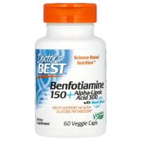 Doctor's Best Benfotiamine 150 + Alpha-Lipoic Acid 300 мг 60 вегетарианских капсул