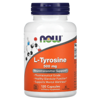 NOW L-Tyrosine 500 мг 120 капсул