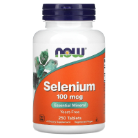 NOW Selenium 100 мкг 250 таблеток