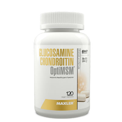 Maxler Glucosamine&Chondroitin OptiMSM 120 капсул