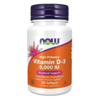 NOW Vitamin D-3 5000 IU 120 гелевых капсул