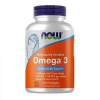 NOW Omega-3 200 гелевых капсул