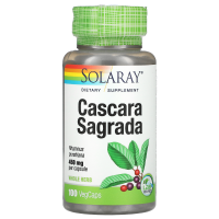 Solaray Cascara Sagrada 450 мг 100 веганских капсул