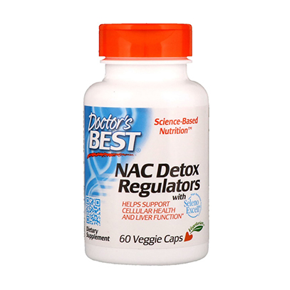 Doctor's Best NAC Detox Regulators 60 растительных капсул