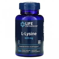 Life Extension L-Lysine 620 мг 100 растительных капсул