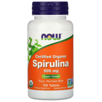NOW Spirulina 500 мг 100 таблеток