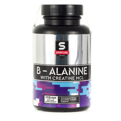 SportLine B-Alanine + Creatine HCL 125 капсул