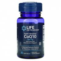 Life Extension Super Ubiquinol CoQ10 100 мг 30 гелевых капсул