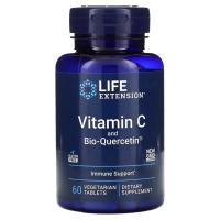 Life Extension Vitamin C and Bio-Quercetin 60 вегетарианских таблеток