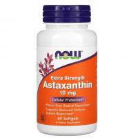NOW Astaxanthin 10 мг 60 гелевых капсул