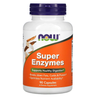 NOW Super Enzymes 90 капсул/таблеток