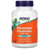 NOW Chromium Picolinate 200 мкг 250 капсул